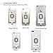 ANGELIOX Wireless Charger with Wireless Charging Receiver for Charging iPhone 7/7 Plus / 6/6 Plus / 6s / 5Se / 5s / 5c / 5 and All Qi-Enabled Phones (Qi Receiver Included)