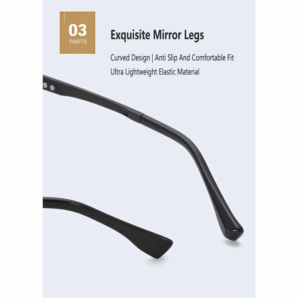 WZX Gafas de Lectura de Media Montura para Hombre, Gafas de Lectura antiluz Azul, Gafas de Lectura rectangulares de Metal semisin Montura con bisagras de Resorte