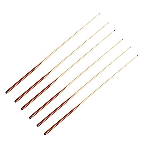 Set Of 6-1 Pc 8-Ball Logo Maple Cue Sticks #TOP29