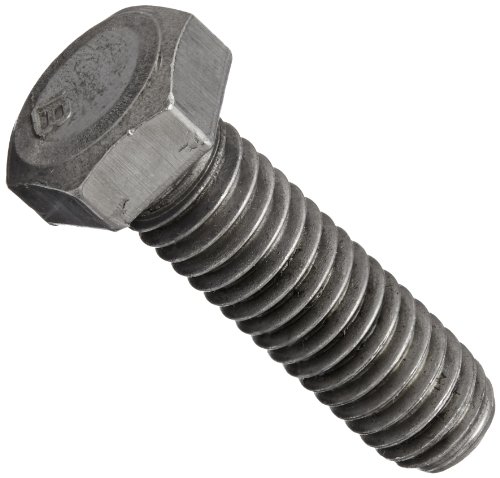 Image of Steel Hex Bolt, Grade 2, Plain Finish, Hex Head, External Hex Drive, Meets ASME B18.2.1 /ASTM A307, 1-1 /2 inch Length, Fully Threaded, 1 /2 inch-13 Threads (Pack of 25)