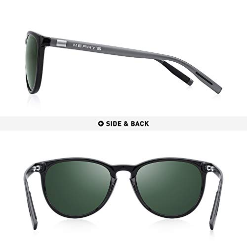 Image of MERRY'S Unisex Polarized Aluminum Sunglasses Vintage Sun Glasses For Men /Women S8286