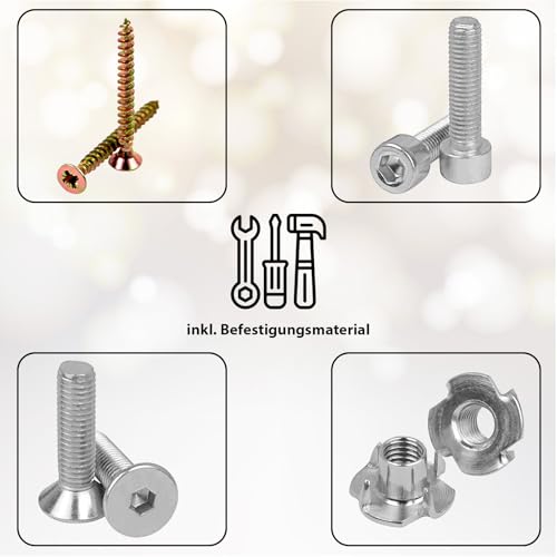 Foto von ALPIDEX 60 Klettergriffe | Inklusive Schrauben, Einschlagmuttern | Kletterfläche 4 – 8 m² | Griffgrößen L, M, S, XS | Komplettset | Klettern - Farbe:Mixed Coloured