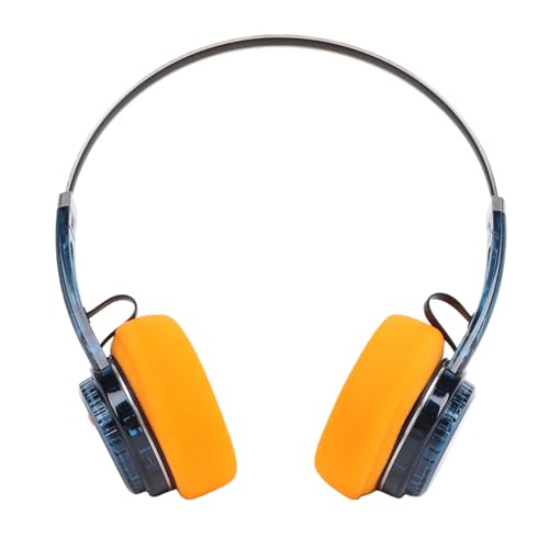 Écouteurs intra-auriculaires sans fil design moderne bleu transparent audio premium
