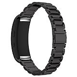 Maxjoy Samsung Gear fit2 Watch Band-(Milanese Loop/ Stainless Steel) Gear Fit 2 Bands Straps With Magnet Clasp for Samsung Gear Fit 2 SM-R360,Black, Silver, Rose Gold for Women Men Fit 6.9
