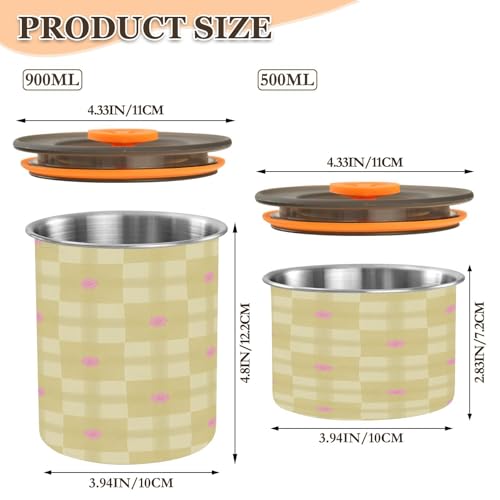 Envase para Café Retro Green Grids 500 ml miniatura 2