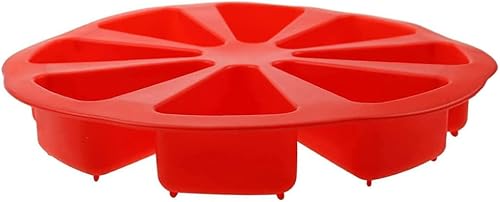 Miniatura 2 de Moldes de silicona para hornear de 8 cavidades redondas de chocolate para tartas de galletas, bandejas antiadherentes para hornear latas redondas