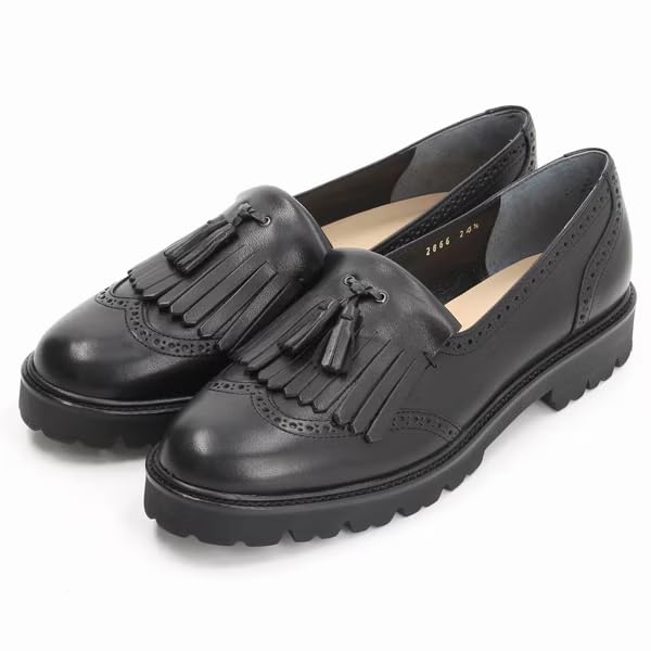 Amazon | タンクソールタッセルモチーフフリンジシューズ2866