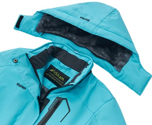 Wickham WG/001 Girl'S Waterproof Ski Jacket Winter Warm Fleece Lined Snow Windproof Jackets Removable Hood Ski Coat thumb #3
