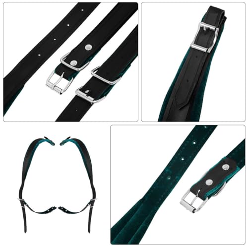 Sangle d'accordéon Zerodeko en simili cuir légère et réglable