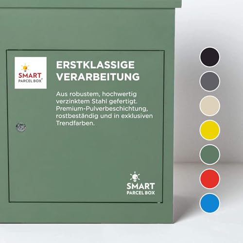 Paketbriefkasten Smart Parcel Box, grün - 7
