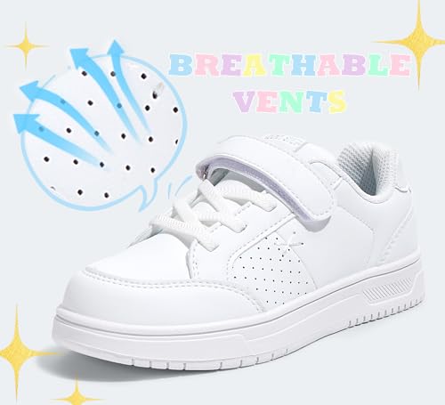 LUCKY STEP Kid's Glitter Walking Shoes Shiny Sparkly Sequins Fashion Sneakers Hook and Loop Athletic Unisex-Child Casual Running for Children/Boys/Girls2