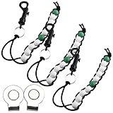 GNAUMORE Golf Perlen Schlagzähler,Golf Stroke Counter,Golf Zähler Scorer,Golf Zähler,Golf Punktezähler,Golf Zählkette für Männer Frauen Outdoor Golf 3PC