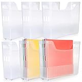 BTSKY Scrapbook-Papier-Aufbewahrungsbox mit Rollen, Kunststoff-Aufbewahrungs-Organizer für 30,5 x 30,5 cm Scrapbook-Papier, tragbarer Akten-Organizer mit integriertem Griff, funktionaler