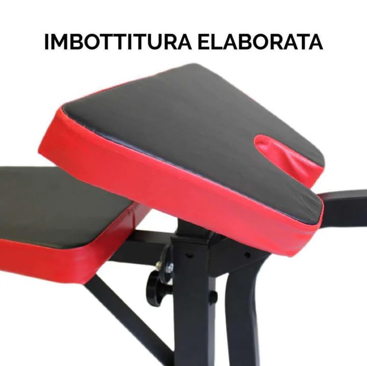 Panca Multifunzione Palestra Casa Addominali Pettorali Glutei Polpacci Dip Station Stazione FLMD758N