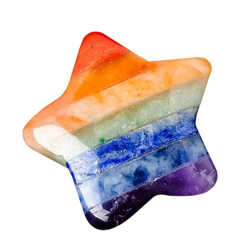 Natürliche Kristallfiguren, natürliche Ornamente, Heimdekoration mit sternförmigem Kristall, Tischdekoration, Skulptur, bunt für Zuhause, Kristall-Kollektion