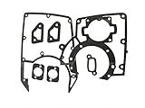 ENGINERUN TS510 TS760 1111 007 1050 Exhaust Muffler Crankcase Gasket Set fits for Stihl TS510 TS760...