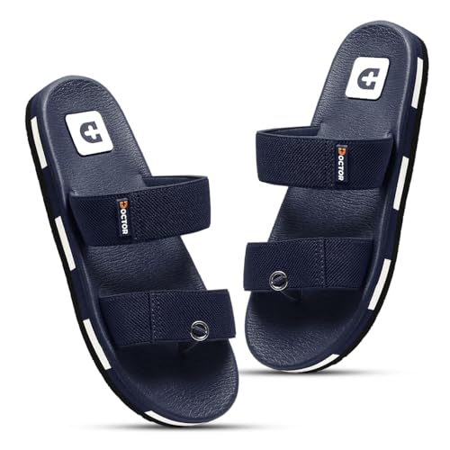 Image of DOCTOR HEALTH SUPER SOFT Tan Slipper for Mens Diabetic & Comfortable || Skid Resistant Flip-Flop & Sliders for Mens