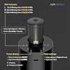 Airversa Waterless Diffuser for Essential Oil, Battery Operated Nebulizer, 0.7 Fl.Oz./ 20mL Capacity, Mini Scent Air Machine, 3 Countdown Timers & 3 Mist Levels for Home, Room, Car, Office - AN6 Black #2
