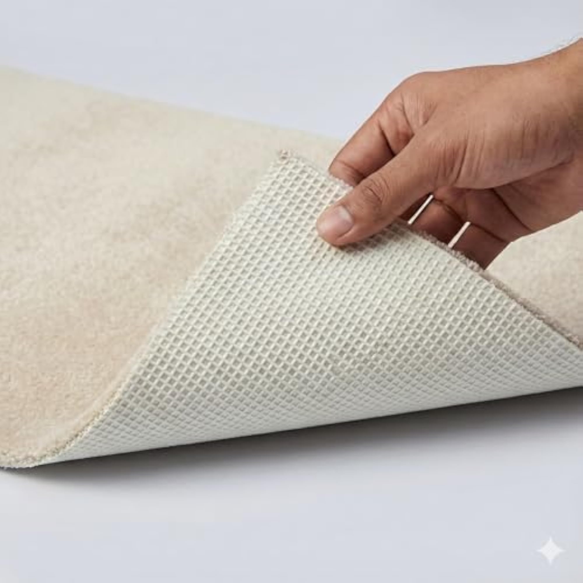 Honeycomb Pattern Red Anti-Slip Bath Mat