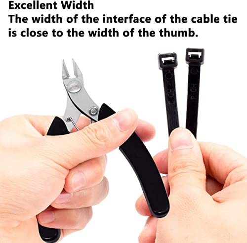 Honyear 24 Inch Cable Zip Ties Heavy Duty (With Wire Cable Cutters), Strong Large Black Zip Ties With 175 Pounds Tensile Strength, 50 Pack, Long Durable Nylon Black Tie Wraps, Outdoor Uv Resistant #TOP3
