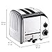 Dualit Classic 2 Slice NewGen Toaster - Stainless Steel - Hand Built in the UK - Replaceable ProHeat elements - Defrost Bread - Mechanical Timer - Polished Classic Toaster