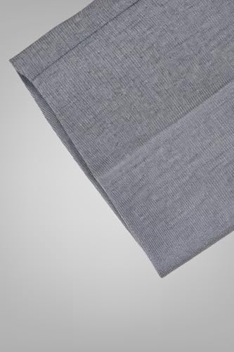 Image of Louis Philippe Men's Comfy Tapered fit Knitted & 4 Way Stretch Casual Trouser