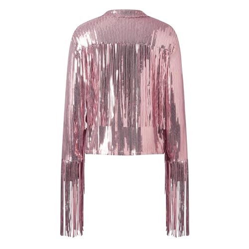 Veste disco à franges idéale pour vos soirées branchées et festivals - 4