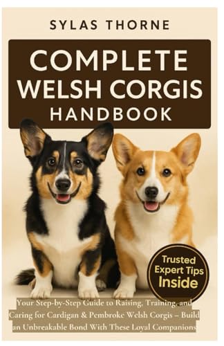 COMPLETE WELSH CORGIS HANDBOOK: Your step-by-step guide to raising, training, feeding, and caring...