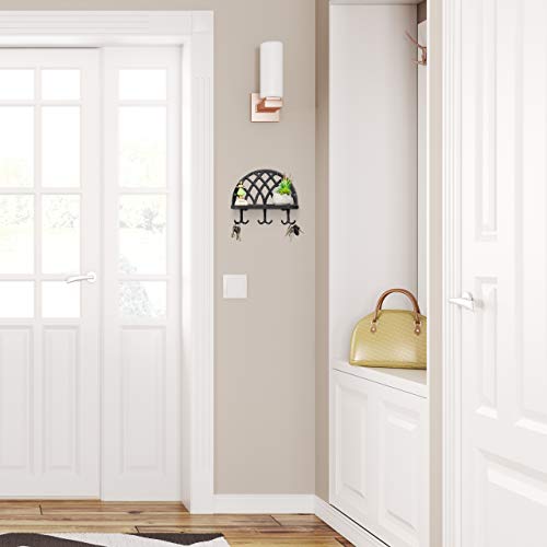 Relaxdays Mensola Portachiavi, Ripiani e Ganci