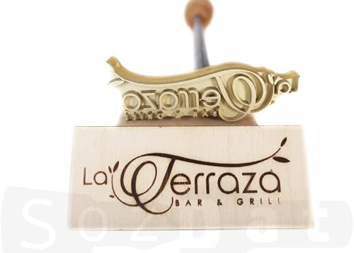 Miniatura 8 de SozDat Plancha de marca personalizada para tartas  Plancha de marca de carne para asar  Marcador de carne personalizado  Plancha de marca de carne