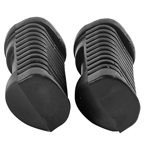 Copri Pedane Moto Universali In Gomma - 25Mm Bar End Poggiapiedi Impugnatura - Universale