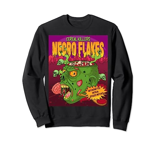 Photo de Necro Flakes Zombie Tueur de céréales VooDoo Witch Doctor Sweatshirt