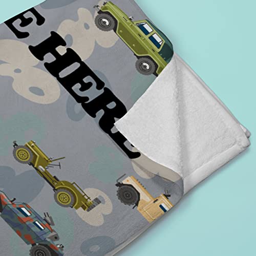 Bargley Military Vehicle Army Car And Armored Truck Custom Blanket Fleece Throw Blanket Soft Lightweight Warm Fuzzy Blankets For Couch Sofa Bed Traveling 40 X 30 Inch For Baby #TOP7