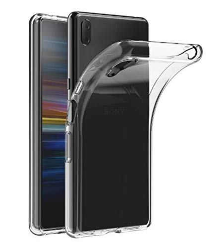 NOVAGO Funda Compatible con Sony Xperia L3 - Gel de Silicona Resistente (Transparente)