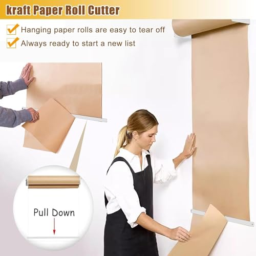 Support rouleau papier kraft 37cm pour liste de tâches et notes de studio - 5