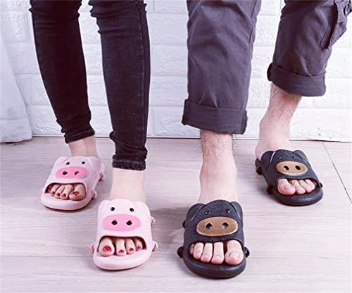 AZCHEN Women slippers Cartoon animal pig slippers Summer slippers Sandals Bathroom shower slippers3