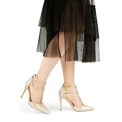 Ankle Strap Heels for Women Stilettos Pumps3