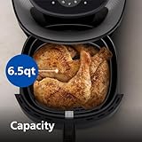 Philips Air Fryer 3000 Series 6.5qt, Cooking Window, 16-in-1 Air Fryer, RapidAir Plus Technology, Fat Removal, HomeID Recipe App, Easy to Clean (NA330/00)
