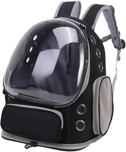 CokBlu 透明式ペットバッグ 全景可視 大容量 耐磨材料 通気孔付き 肩掛けベルト・持ち手両対応 携帯便利 ペット安全保護 快適空間 おしゃれ 多機能収納 屋外外出用?