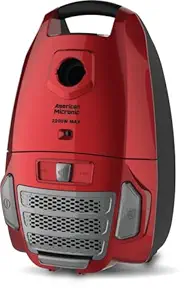 American MICRONIC Vacuum Cleaner 2200 Watts Copper Motor 32Kpa Variable Speed Hepa Filter Red Ami-Vcc-2200Wdx