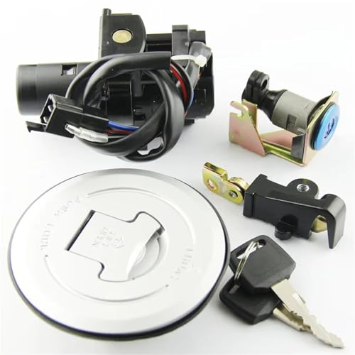 Interruptor de Encendido de Motocicleta VTR1000F Llave Tapa Tanque Combustible 5