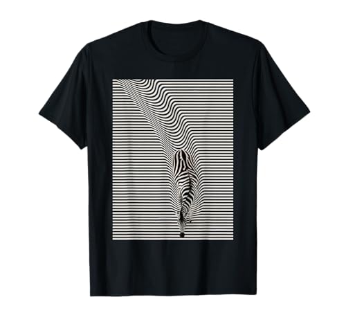 Illusion d'optique zèbre, homme, femme, enfant T-Shirt