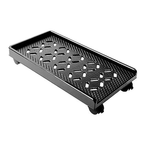 Soporte móvil para CPU SEWACC con ruedas y freno, diseño de esquinas redondeadas, eleva dispositivos del suelo miniatura 1