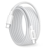 [Amplia Compatibilidad Cable Tipo C] Il cable carga rapida tipo c funciona con todos los dispositivos de puerto C, incluyendo portátiles, teléfonos, tabletas, STEAM DECK y Switch, tales como Phone 17/17 Air/17 Pro/17 Pro Max/16e/16/16 Plus/16 Pro/16 Pro Max/15/15 Plus/15 Pro/15 Pro Max, Macbook Pro/Air 2024 2023, Dell, iPad Pro 2024/2023, iPad Air 6/5, Galaxy S25/S24/S24+/S24 Ultra/S23/S22, Pixel 6/7/8/9/9 Pro/9 Pro XL, etc