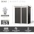 Aoxun 5x3FT Outdoor Shed Metal Storage Shed with Single Slooping Roof Lockable Door Steel Utility Tool Shed Outdoor Storage Garden Shed for Backyard Garden Patio Lawn, Black