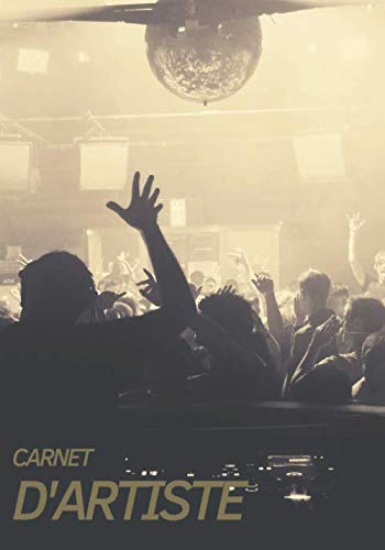 Carnet d'artiste: Cahier de 100 pages avec grands carreaux pour DJ