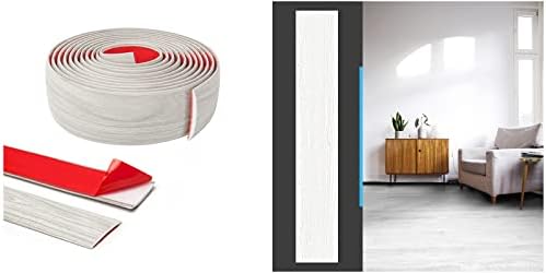 Art3d Self Adhesive Vinyl Floor Transition Strip with Peel and Stick Floor Tile