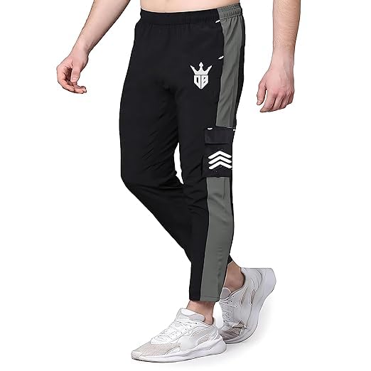 DBURKE Track Pant for Men Track Pant Track Pant Polyester Gym Lower for Men Lower for Stylish Quick Dry