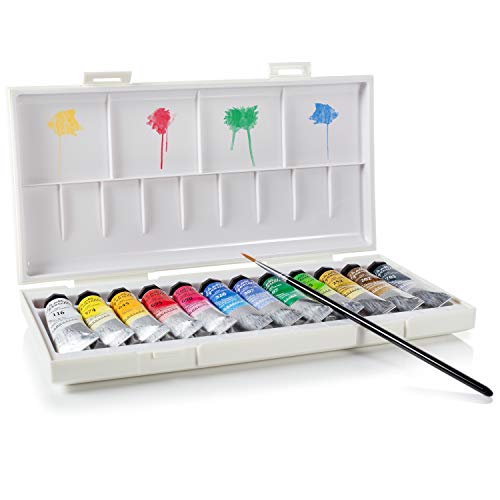 Sennelier La Petite Aquarelle Watercolor Set, 0.33 Fl Oz (Pack of 12), Multicolor