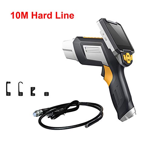 Digital Industrial Endoscope, 10 FT Waterproof LCD Borescope Videoscope, 1080P HD Micro Inspection Camera, 4.3inch Color LCD Screen